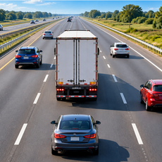 Compartir las carreteras de Oklahoma de forma segura con camiones comerciales de gran tamaño